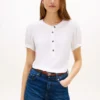 Leichtes, gerafftes Pullover-Shirt Leichtes, gerafftes Pullover-Shirt