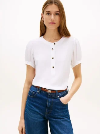 Leichtes, gerafftes Pullover-Shirt Leichtes, gerafftes Pullover-Shirt