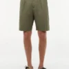 Lässige Chino-Shorts aus Baumwoll-Leinen-Mischung Lässige Chino-Shorts aus Baumwoll-Leinen-Mischung