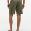 Lässige Chino-Shorts aus Baumwoll-Leinen-Mischung Lässige Chino-Shorts aus Baumwoll-Leinen-Mischung
