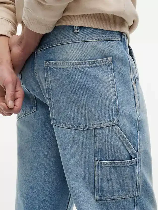 Lässige Straight-Fit-Carpenter-Jeans Lässige Straight-Fit-Carpenter-Jeans