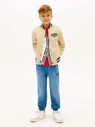 Lässige Stretch-Cargo-Jeans für Kinder