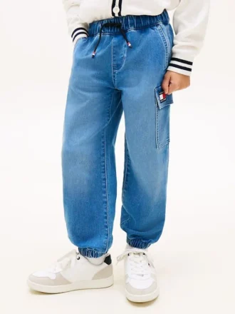 Lässige Stretch-Cargo-Jeans für Kinder