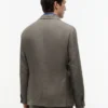 Lässiger Blazer aus stückgefärbtem Leinen Lässiger Blazer aus stückgefärbtem Leinen