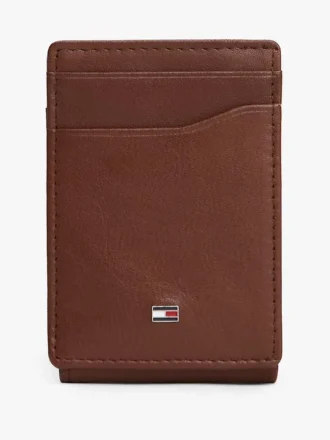 Magnetische Brieftasche aus genarbtem Leder