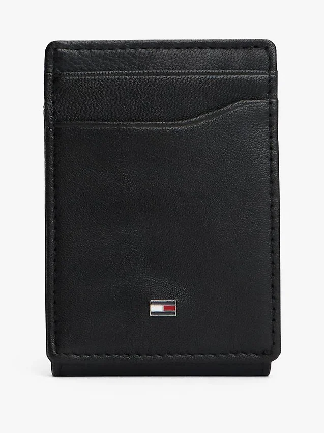 Magnetische Brieftasche aus genarbtem Leder Magnetische Brieftasche aus genarbtem Leder