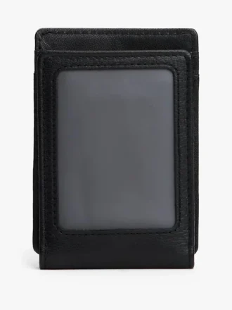Magnetische Brieftasche aus genarbtem Leder Magnetische Brieftasche aus genarbtem Leder