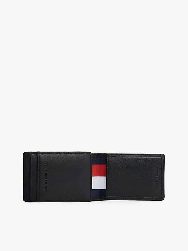 Magnetische Brieftasche aus genarbtem Leder Magnetische Brieftasche aus genarbtem Leder
