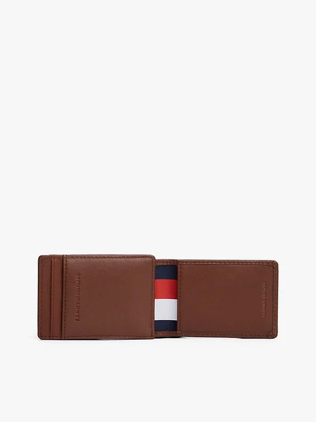 Magnetische Brieftasche aus genarbtem Leder Magnetische Brieftasche aus genarbtem Leder