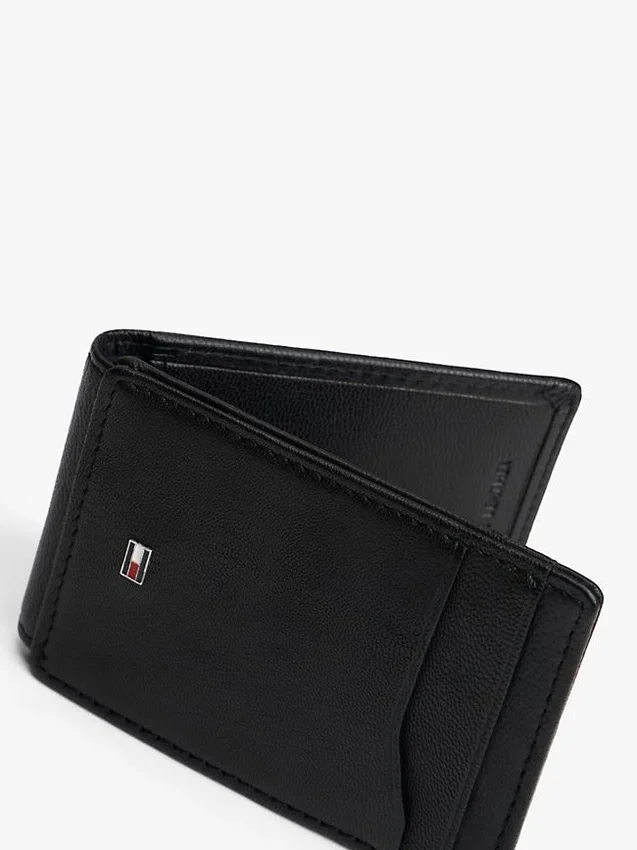 Magnetische Brieftasche aus genarbtem Leder Magnetische Brieftasche aus genarbtem Leder