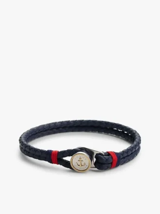 Maritimes geflochtenes Lederarmband Maritimes geflochtenes Lederarmband