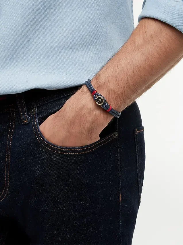 Maritimes geflochtenes Lederarmband Maritimes geflochtenes Lederarmband