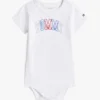 Mehrfarbiger Babystrampler mit Tommy-Logo