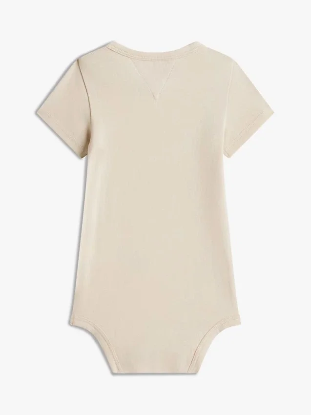 Mehrfarbiger Babystrampler mit Tommy-Logo Mehrfarbiger Babystrampler mit Tommy-Logo
