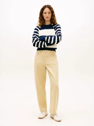 Mid-Rise Barrel Jeans