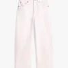 Mid-Rise Barrel Jeans