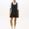 Minikleid aus Wollmischung mit Falten Minikleid aus Wollmischung mit Falten