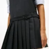 Minikleid aus Wollmischung mit Falten Minikleid aus Wollmischung mit Falten