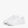 Monogram Heel Leather Court Sneaker Monogram Heel Leather Court Sneaker