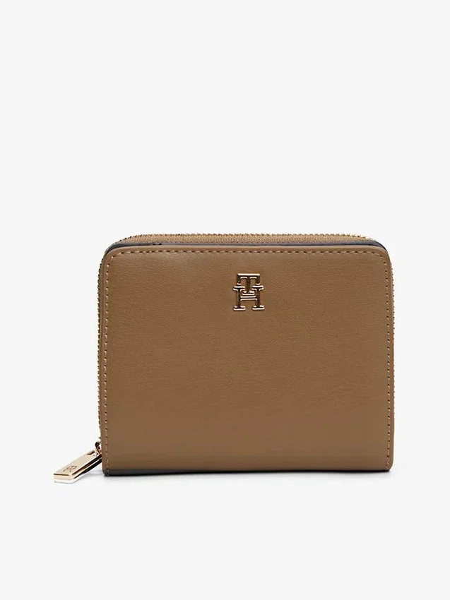 Monogramm-Logo-Geldbörse mit Reißverschluss Monogramm-Logo-Geldbörse mit Reißverschluss