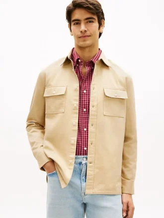 Overshirt aus Slub-Twill in Regular Fit Overshirt aus Slub-Twill in Regular Fit