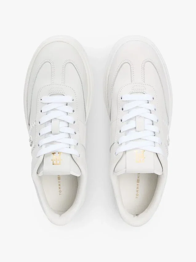 Platform-Leder-Court-Sneaker Platform-Leder-Court-Sneaker