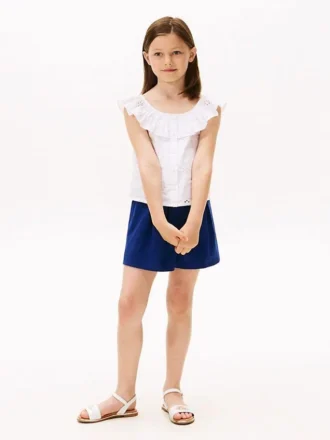 Plissierte Shorts für Kinder Plissierte Shorts für Kinder