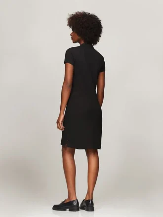 Polo-Kleid aus Stretch-Baumwolle in Slim Fit