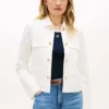 Ponte-Jacke mit mehreren Taschen und goldenen Knöpfen Ponte-Jacke mit mehreren Taschen und goldenen Knöpfen