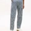 Railroad Stripe Loose Straight Jeans Railroad Stripe Loose Straight Jeans