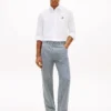 Railroad Stripe Loose Straight Jeans Railroad Stripe Loose Straight Jeans