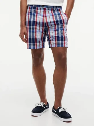 Regular Fit 7″ Madras-Shorts Regular Fit 7″ Madras-Shorts