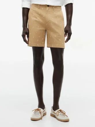 Regular Fit 7″ Shorts mit Ankerprint Regular Fit 7″ Shorts mit Ankerprint