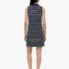 Ärmelloses gestreiftes Polokleid Ärmelloses gestreiftes Polokleid
