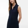 Ärmelloses Midi-Polokleid aus Piqué Ärmelloses Midi-Polokleid aus Piqué