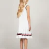 Ärmelloses Plissee-Polo-Kleid für Kinder
