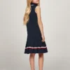 Ärmelloses Plissee-Polo-Kleid für Kinder