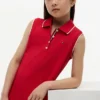 Ärmelloses Plissee-Polo-Kleid für Kinder