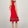 Ärmelloses Plissee-Polo-Kleid für Kinder