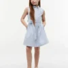 Ärmelloses Shirtkleid mit Gürtel für Kinder Ärmelloses Shirtkleid mit Gürtel für Kinder