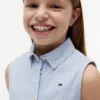 Ärmelloses Shirtkleid mit Gürtel für Kinder Ärmelloses Shirtkleid mit Gürtel für Kinder
