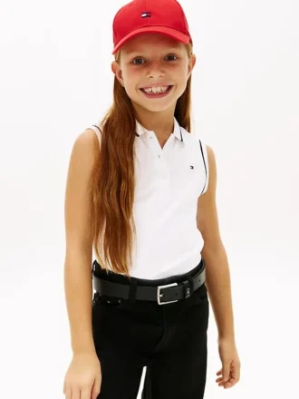 Ärmelloses Stretch-Polo für Kinder