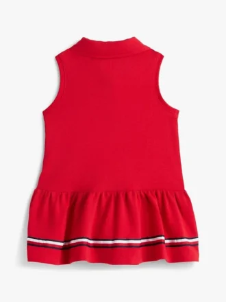 Ärmelloses Stretch-Polokleid für Babys