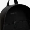 Rucksack mit Logo-Streifen und Kieselstruktur Rucksack mit Logo-Streifen und Kieselstruktur