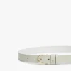 Schmaler Ledergürtel mit geprägtem Monogramm Schmaler Ledergürtel mit geprägtem Monogramm