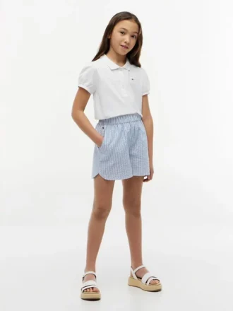 Seersucker-Shorts für Kinder