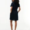Shirtkleid aus Leinen-Baumwoll-Mischung mit Gürtel Shirtkleid aus Leinen-Baumwoll-Mischung mit Gürtel