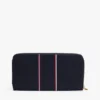 Signature Stripe Zip Wallet