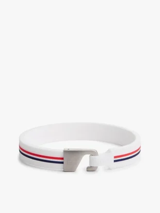 Silikonarmband mit charakteristischen Streifen Silikonarmband mit charakteristischen Streifen