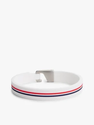 Silikonarmband mit charakteristischen Streifen Silikonarmband mit charakteristischen Streifen